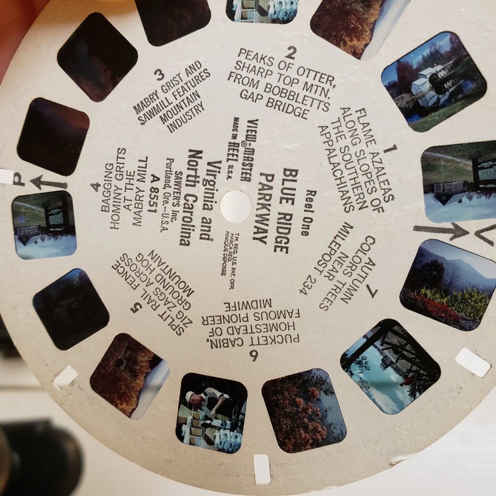 Viewmaster 3 Reels Blue Ridge Parkway - Picture 2 of 5